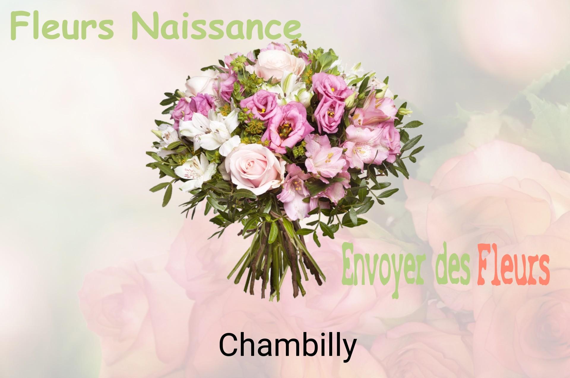 Bouquet de fleurs de naissance livré à Chambilly